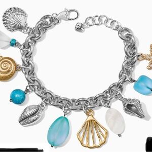 NWT Brighton Collectibles Calypso Shell charm bracelet  JF9483 $138